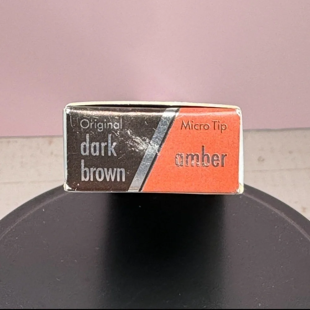 Stila Stay All Day Dual Eyeliner-Origina/Micro (Drk Brwn & Amber) NIB .033 oz